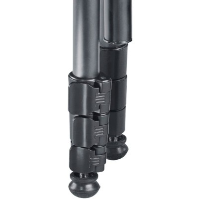 Трипод фотоапарату Hama Traveller-163, кулястий, 47-163см, чорний