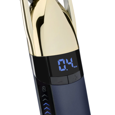 Тример Babyliss Super-X Metal Series Navy&Gold Edition, для голови, вусів та бороди, акум., насадок-1, кейс, сталь, синьо-золоти