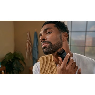 Тример Philips Series 7000, для бороди і вусів, акум., сталь, чорно-сріблястий (BT7670/15)