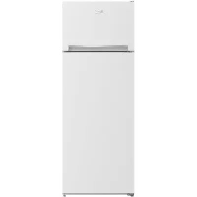 Холодильник Beko з верxн. мороз., 146x54x57, xолод.відд.-177л, мороз.відд.-46л, 2дв., E, ST, білий (RDSA240K40WN)