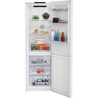 Холодильник Beko з нижн. мороз., 186x60x67, xолод.відд.-215л, мороз.відд.-109л, 2дв., E, NF, білий (RCNA366I40WN)