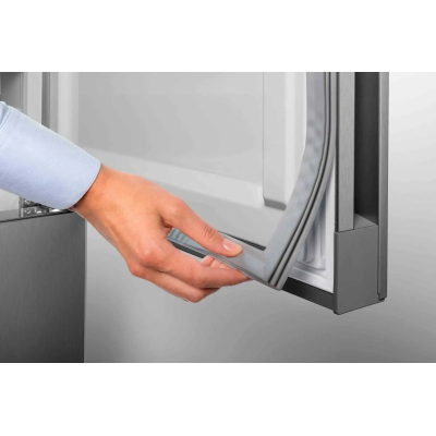 Холодильник Liebherr з нижн. мороз., 201.5x74.7х67.5, холод.відд.-346л, мороз.відд.-128л, 2дв., A++, NF, диспл внутр., сірий (CN