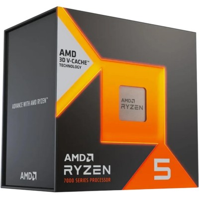Центральний процесор AMD Ryzen 5 7500X3D 6C/12T 4.0/4.5GHz Boost 96Mb Radeon Graphics AM5 65W w/o cooler Box (100-100001904WOF)