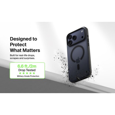 Чохол Belkin для iPhone 17 Pro Max, Magnetic Protective Grip, Black