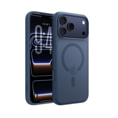 Чохол Belkin для iPhone 17 Pro Max, Magnetic Protective Grip, Navy