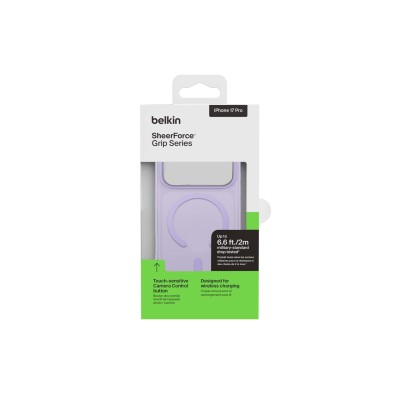 Чохол Belkin для iPhone 17 Pro, Magnetic Protective Grip, Lavender