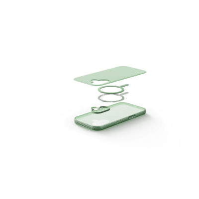 Чохол Belkin для iPhone 17, Magnetic Protective Grip, Sage