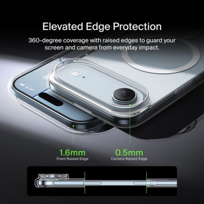 Чохол Belkin для iPhone Air, Magnetic Protective Clear