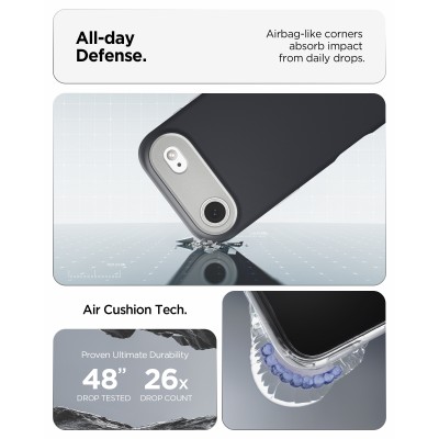 Чохол Spigen для iPhone 17 Air, Nano Pop MagFit, Black Sesame