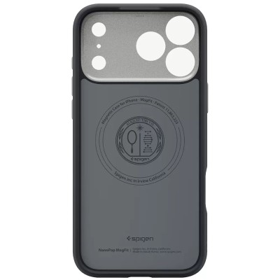 Чохол Spigen для iPhone 17 Pro Max, Nano Pop MagFit, Black Sesame
