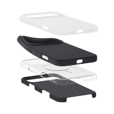 Чохол Spigen для iPhone 17 Pro Max, Silicone Fit MagFit, Black