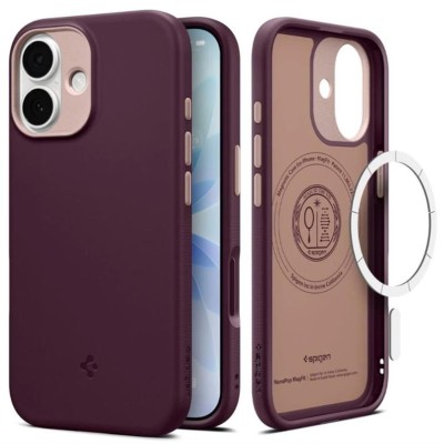 Чохол Spigen для iPhone 17, Nano Pop MagFit, Burgundy Bean