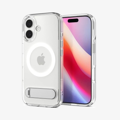 Чохол Spigen для iPhone 17, Ultra Hybrid S MagFit, Clear White