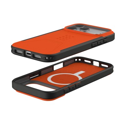 Чохол UAG для iPhone 17 Pro Max, Civilian MagSafe, Olive/Orange