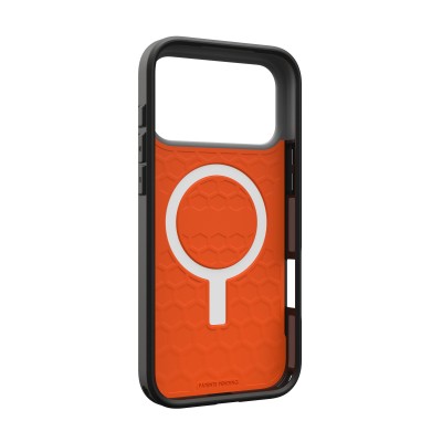 Чохол UAG для iPhone 17 Pro Max, Civilian MagSafe, Olive/Orange