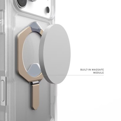 Чохол UAG для iPhone 17 Pro Max, Plasma XTE MagSafe, Clear/Titanium