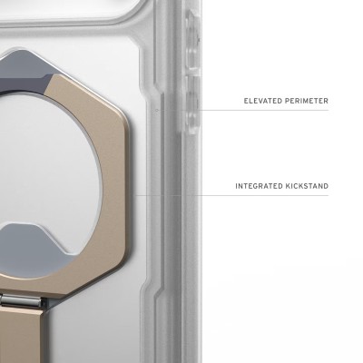 Чохол UAG для iPhone 17 Pro Max, Plasma XTE MagSafe, Clear/Titanium