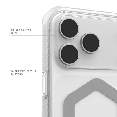 Чохол UAG для iPhone 17 Pro Max, Plyo MagSafe, Ice/Silver
