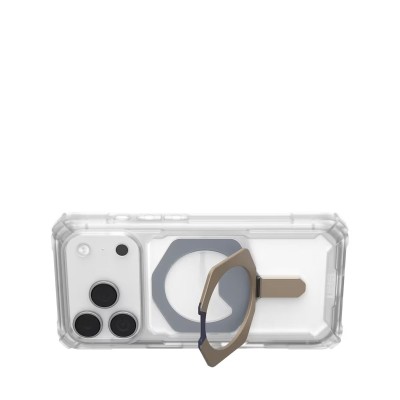Чохол UAG для iPhone 17 Pro, Plasma XTE MagSafe, Clear/Titanium