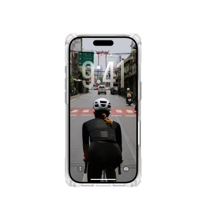 Чохол UAG для iPhone 17 Pro, Plasma XTE MagSafe, Clear/Titanium