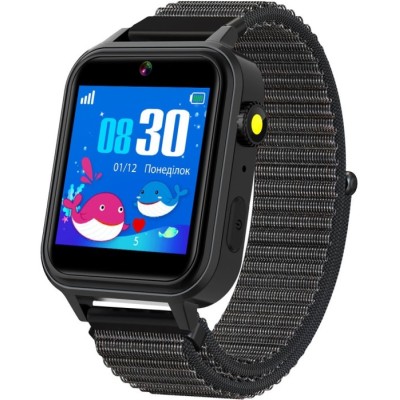 Смарт-годинник для дітей AmiGo GO10S Pro WIFI AMG-GO10S-B Чорний