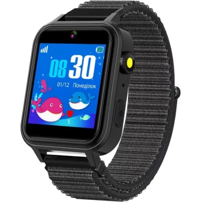 Смарт-годинник для дітей AmiGo GO10S Pro WIFI AMG-GO10S-B Чорний