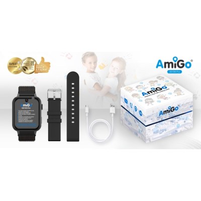Смарт-годинник для дітей AmiGo GO10S Pro WIFI AMG-GO10S-B Чорний