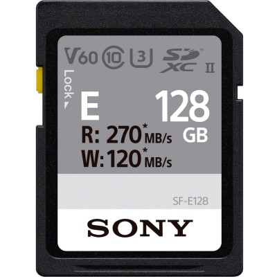 Карта пам'яті Sony SDXC 128GB C10 UHS-II U3 V60 R270/W120MB/s Entry