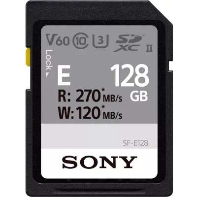 Карта пам'яті Sony SDXC 128GB C10 UHS-II U3 V60 R270/W120MB/s Entry