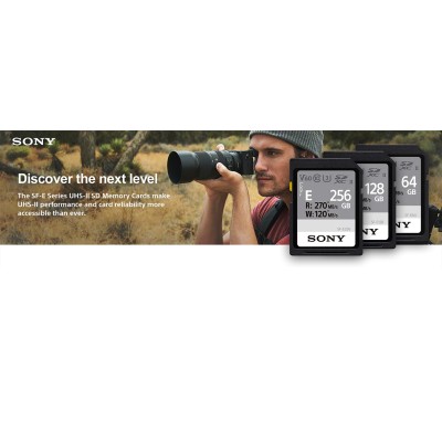 Карта пам'яті Sony SDXC 128GB C10 UHS-II U3 V60 R270/W120MB/s Entry