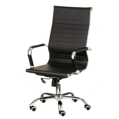 Крісло офісне Special4You Solano 6 artleather black (E7061)