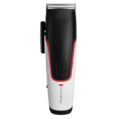 Машинка для стриження Remington E51 Easy Fade Hair Clipper, мережа+акум., роторний мотор, насадок-3, кейс, титан.напил., чорн-бі