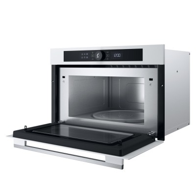 Мікрохвильова піч Whirlpool вбудована, 31л, електронне упр., 1000Вт, гриль, дисплей, білий (WMD54MW)
