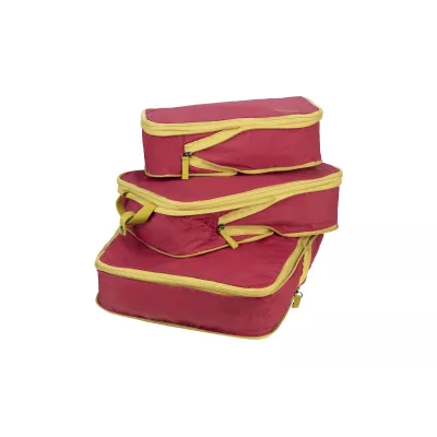 Набір чохлів для пакування одяу, Tucano Pigio Travel 3 в 1, нейлон, бордо (BPG-SET-BX)