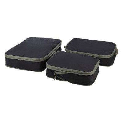 Набір чохлів для пакування одяу, Tucano Pigio Travel 3 в 1, нейлон, чорний (BPG-SET-BK)