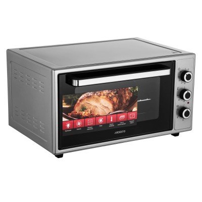 Піч електрична ARDESTO, 48л, 1600Вт, механіч., конвекція, сірий (MEO-F48CGR)