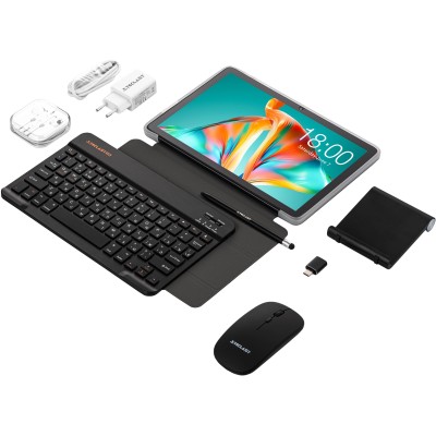 Планшет Teclast P30T KIT 10,1" 4ГБ, 128ГБ, 6000мА•год, Android, сірий