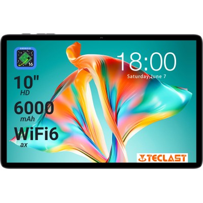 Планшет Teclast P30T KIT 10,1" 4ГБ, 128ГБ, 6000мА•год, Android, сірий