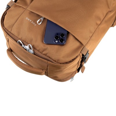 Рюкзак дорожній Tucano TUGO 3 M CABIN 16", 23л, коричневий (BKTUG3-M-MC)