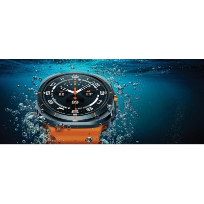 Смарт-годинник Samsung Galaxy Watch Ultra (2025) 47мм e-SIM (L705) 1.5", 480x480, sAMOLED, BT 5.3, NFC, 2/64ГБ, сірий титановий