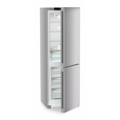 Холодильник Liebherr з нижн. мороз., 185.5x59.7х67.5, холод.відд.-225л, мороз.відд.-94л, 2дв., А++, NF, диспл внутр., сірий (CNS