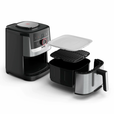 Мультипіч Tefal Easy Fry Silence Smart, 1670Вт, чаша-5л, сенсорне керув., 55 програм, пластик, сірий (EY572DE1)