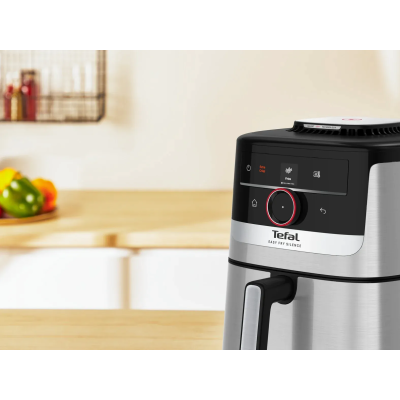 Мультипіч Tefal Easy Fry Silence Smart, 1670Вт, чаша-5л, сенсорне керув., 55 програм, пластик, сірий (EY572DE1)