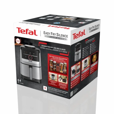 Мультипіч Tefal Easy Fry Silence Smart, 1670Вт, чаша-5л, сенсорне керув., 55 програм, пластик, сірий (EY572DE1)