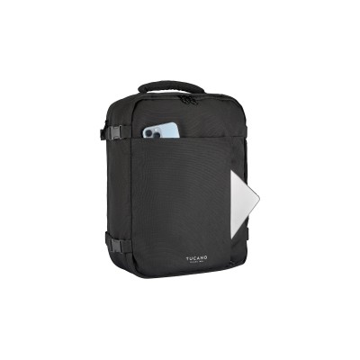 Рюкзак дорожній Tucano TUGO 3 M CABIN 16", 23л, чорний (BKTUG3-M-BK)