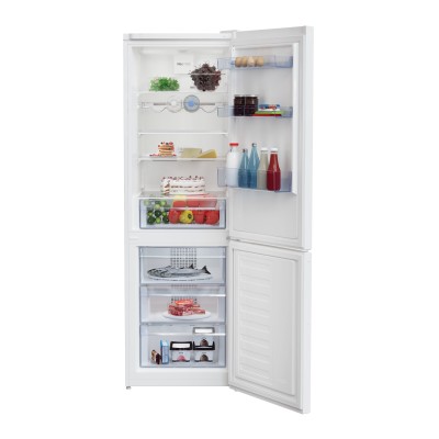 Холодильник Beko з нижн. мороз., 186x60x67, xолод.відд.-215л, мороз.відд.-109л, 2дв., E, NF, білий (RCNA366K40WN)