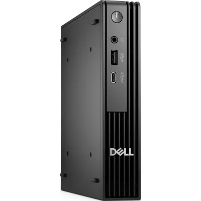 Комп'ютер персональний неттоп Dell Pro Micro, Intel i3-14100T, 8GB, F512GB, UMA, WiFi, кл+м, Lin (BTO002_QCM1250_UBU)
