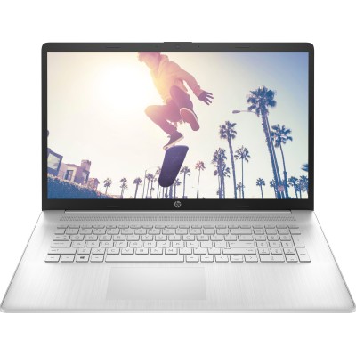 Ноутбук HP 17-cp2039ua 17.3" FHD IPS AG, AMD R5-7520U, 16GB, F1024GB, UMA, DOS, сріблястий (CS8E3EA)