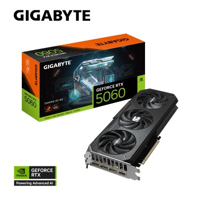 Відеокарта GIGABYTE GeForce RTX 5060 8GB GDDR7 GAMING OC (GV-N5060GAMING_OC-8GD)