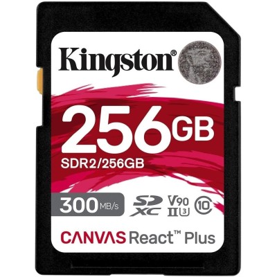 Карта пам'яті Kingston SD 256GB C10 UHS-II U3 R300/W260MB/s (SDR2/256GB)